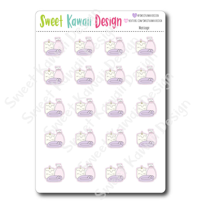 Kawaii Massage Stickers