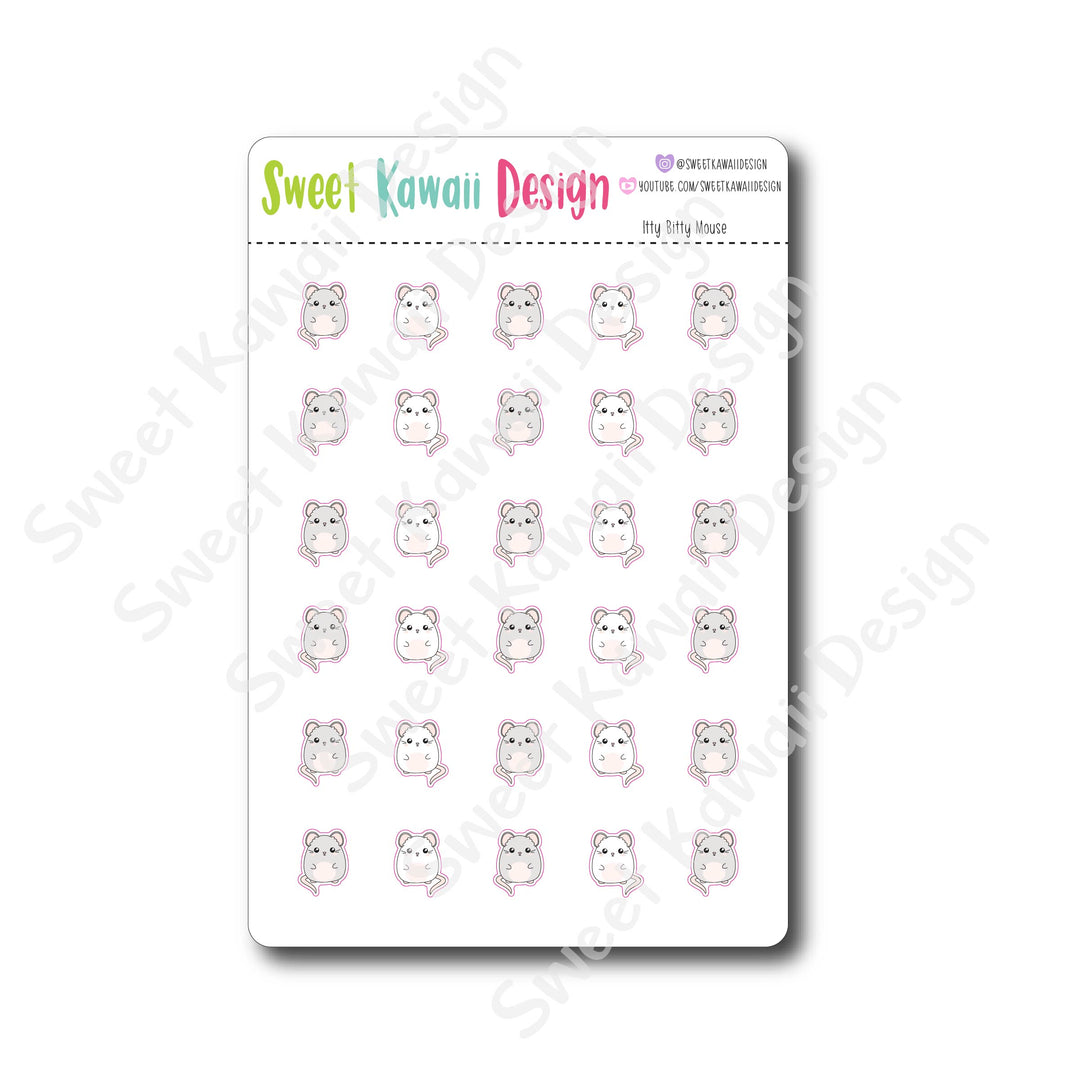 Kawaii Mouse Stickers