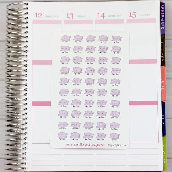 Kawaii Nap Time Stickers
