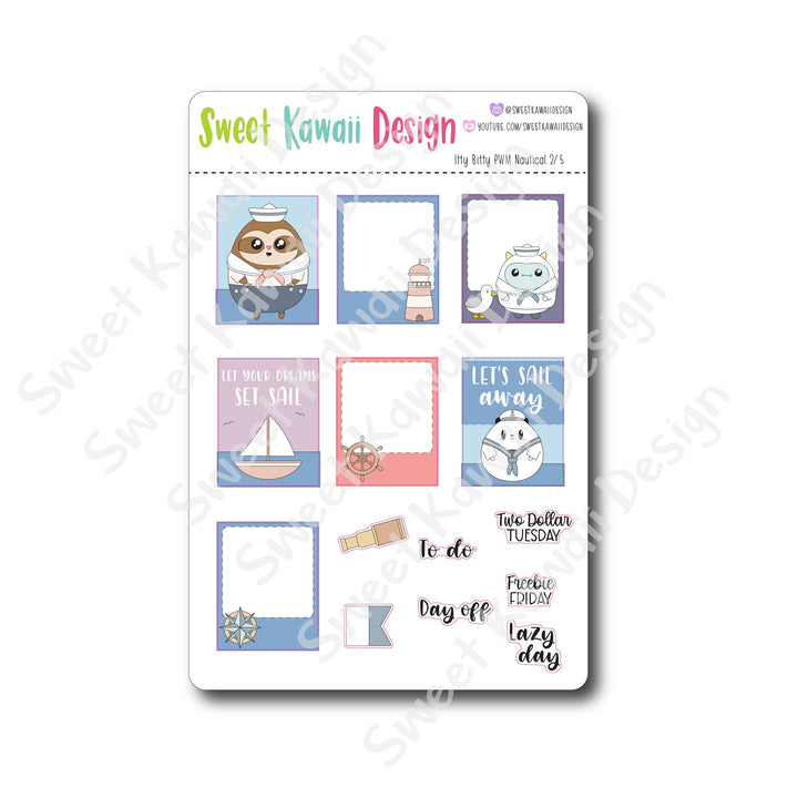 Weekly Kit  - Nautical ITTY BITTY