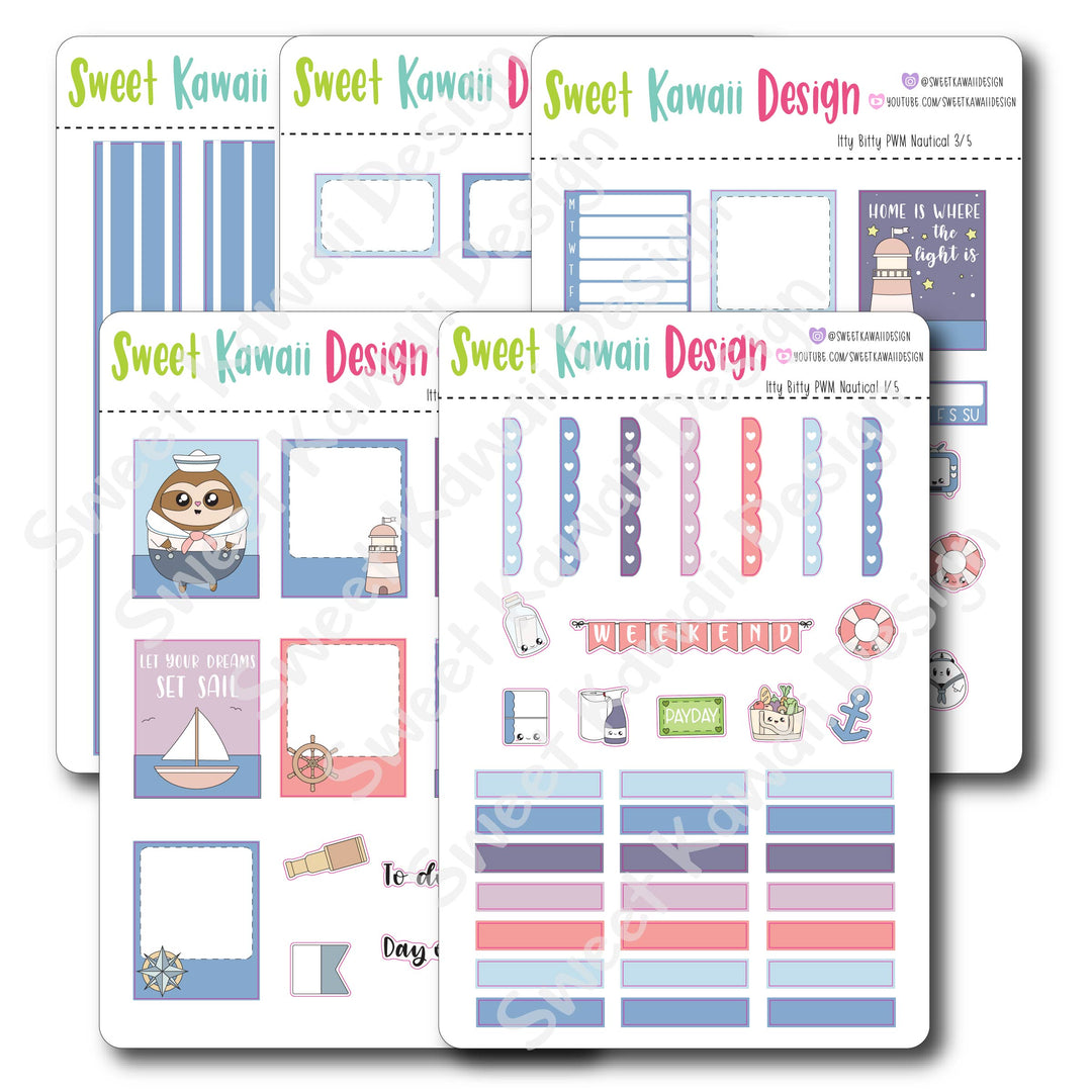 Weekly Kit  - Nautical ITTY BITTY