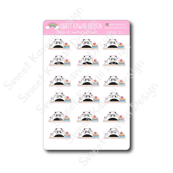 Kawaii Poe Stickers - Desk
