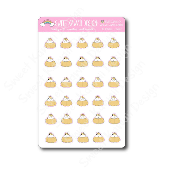 Kawaii Poe Stickers - FU Pumpkin