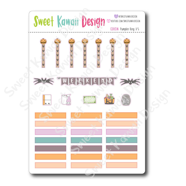 Weekly Kit  - Pumpkin King COUSIN