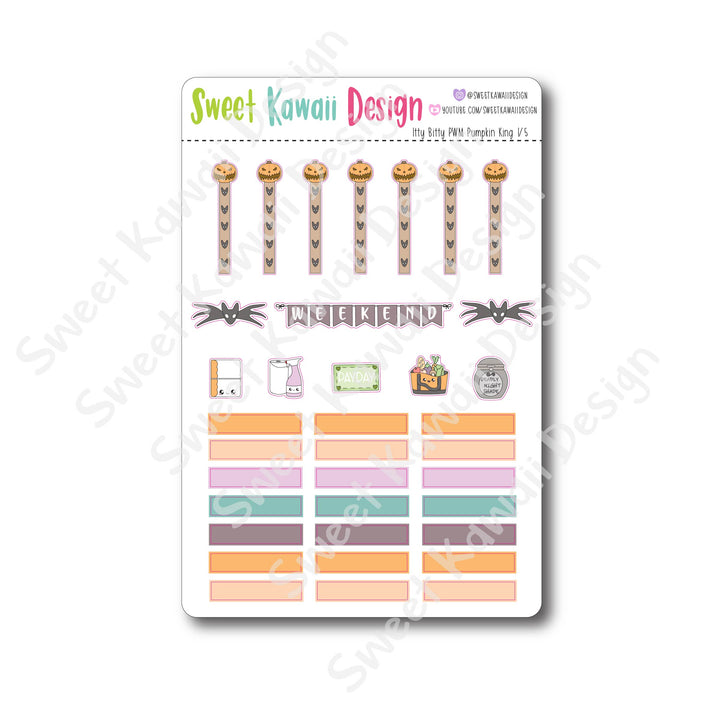 Weekly Kit  - Pumpkin King ITTY BITTY