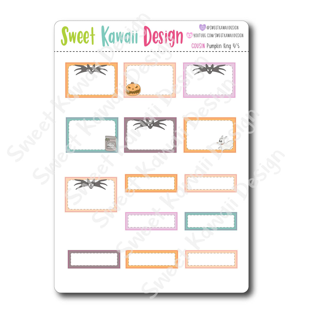 Weekly Kit  - Pumpkin King COUSIN