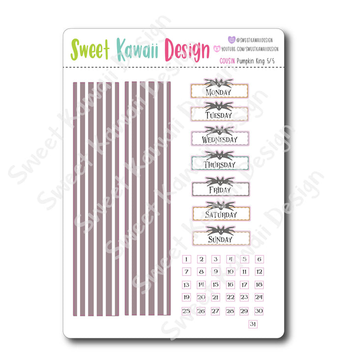 Weekly Kit  - Pumpkin King COUSIN