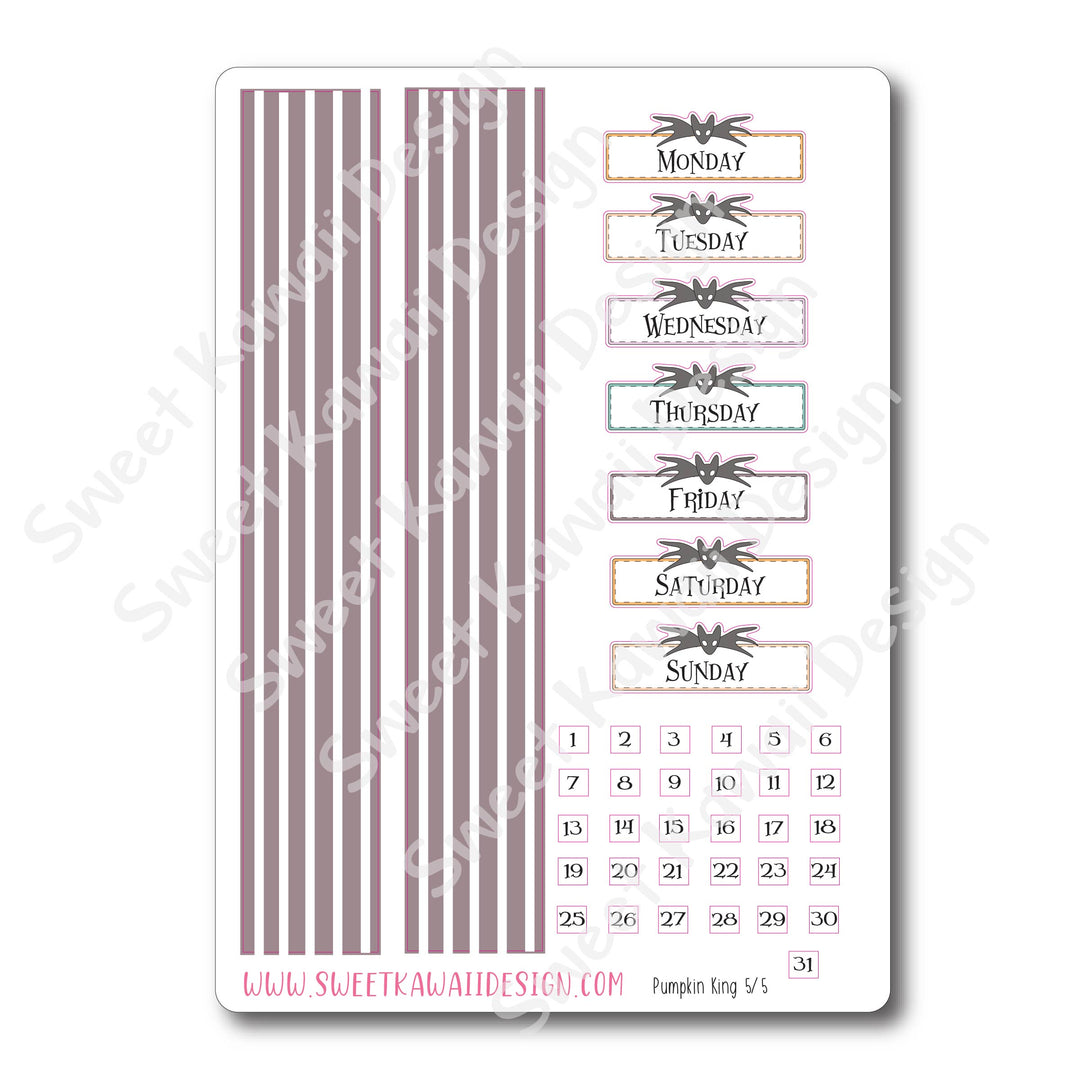 Weekly Kit  - Pumpkin King