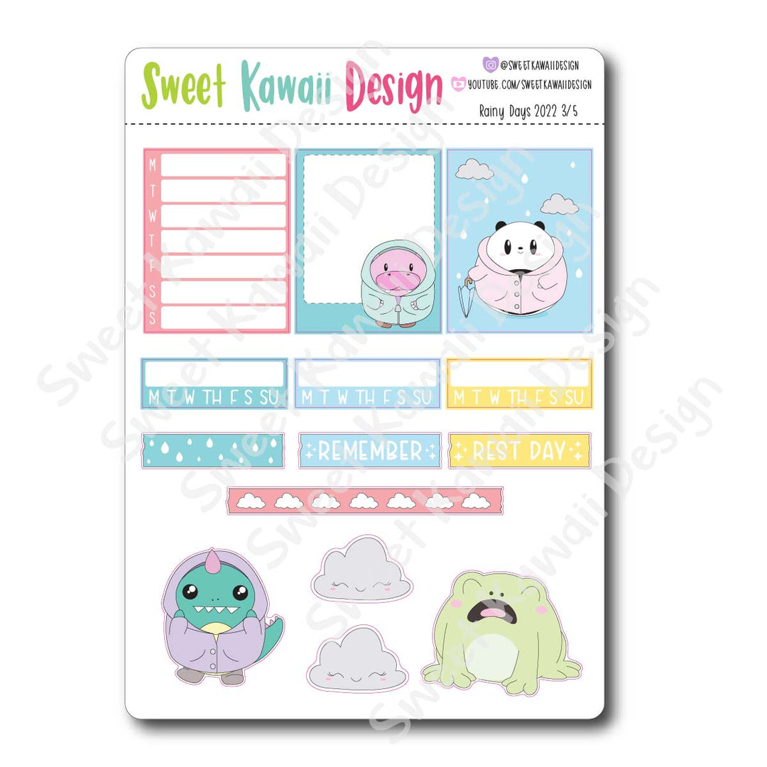 Weekly Kit  - Rainy Days 22