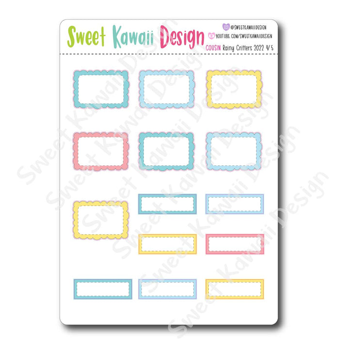 Weekly Kit  - Rainy Days 22 COUSIN