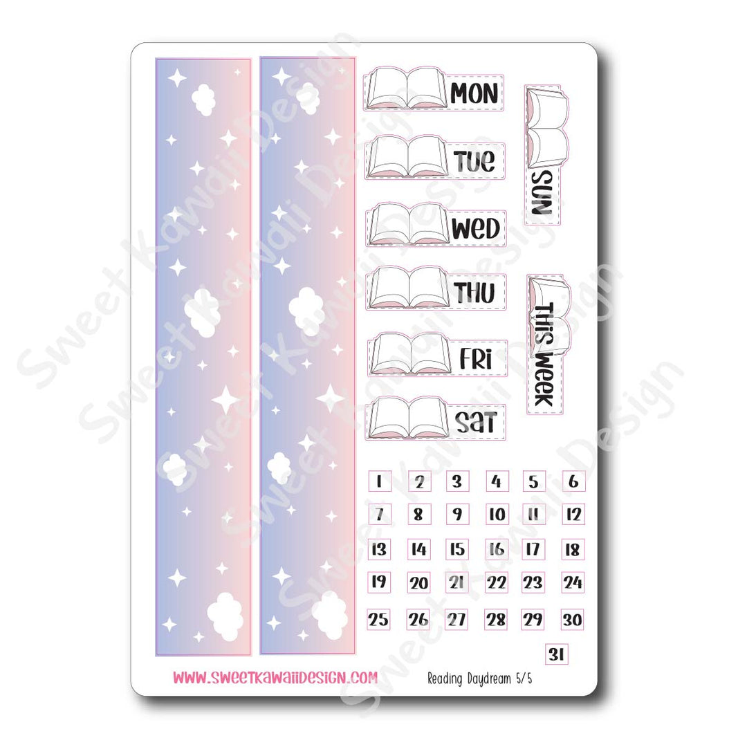 Weekly Kit  - Reading Daydream HORIZONTAL