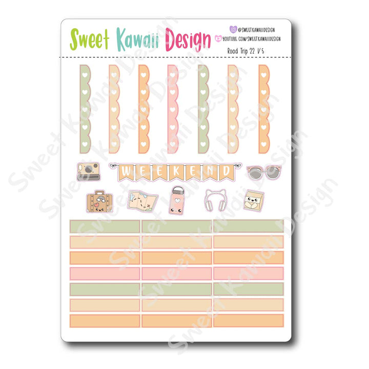 Weekly Kit  - Road Trip HORIZONTAL