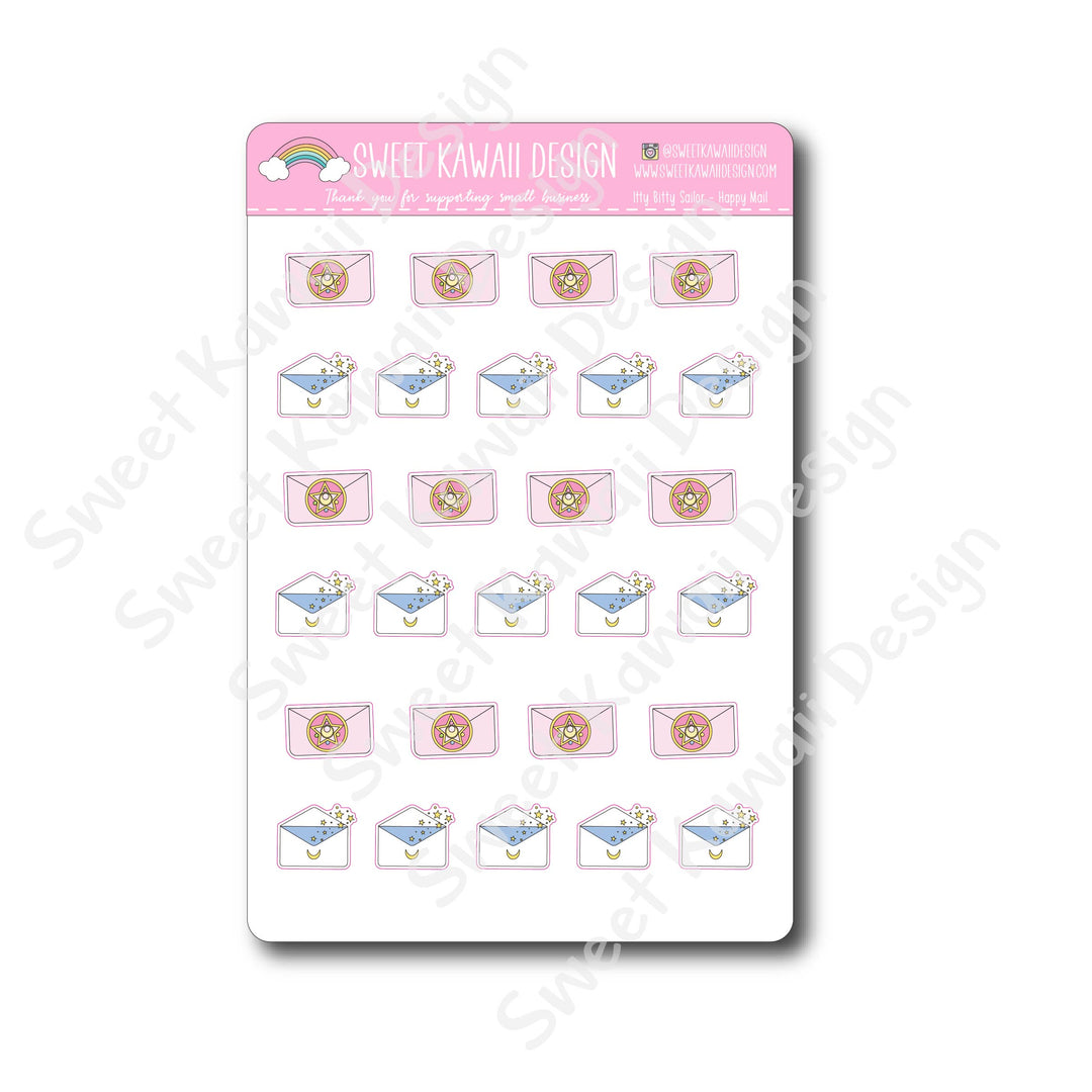 Kawaii Sailor Happy Mail Stickers