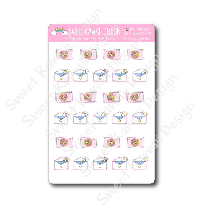 Kawaii Sailor Happy Mail Stickers