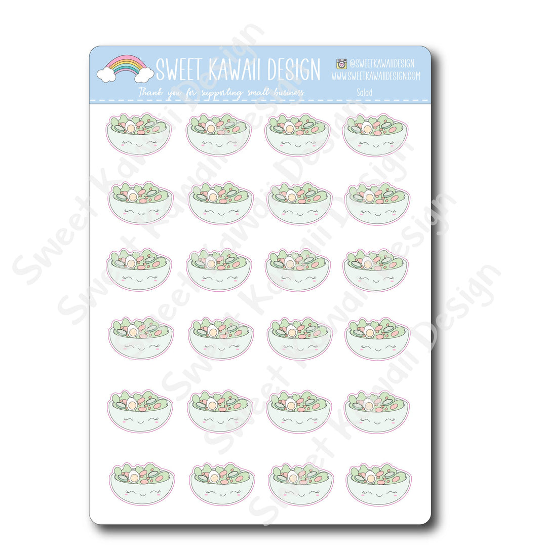 Kawaii Salad Stickers