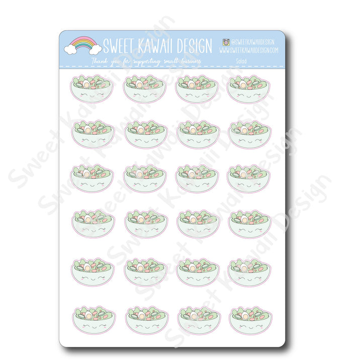 Kawaii Salad Stickers
