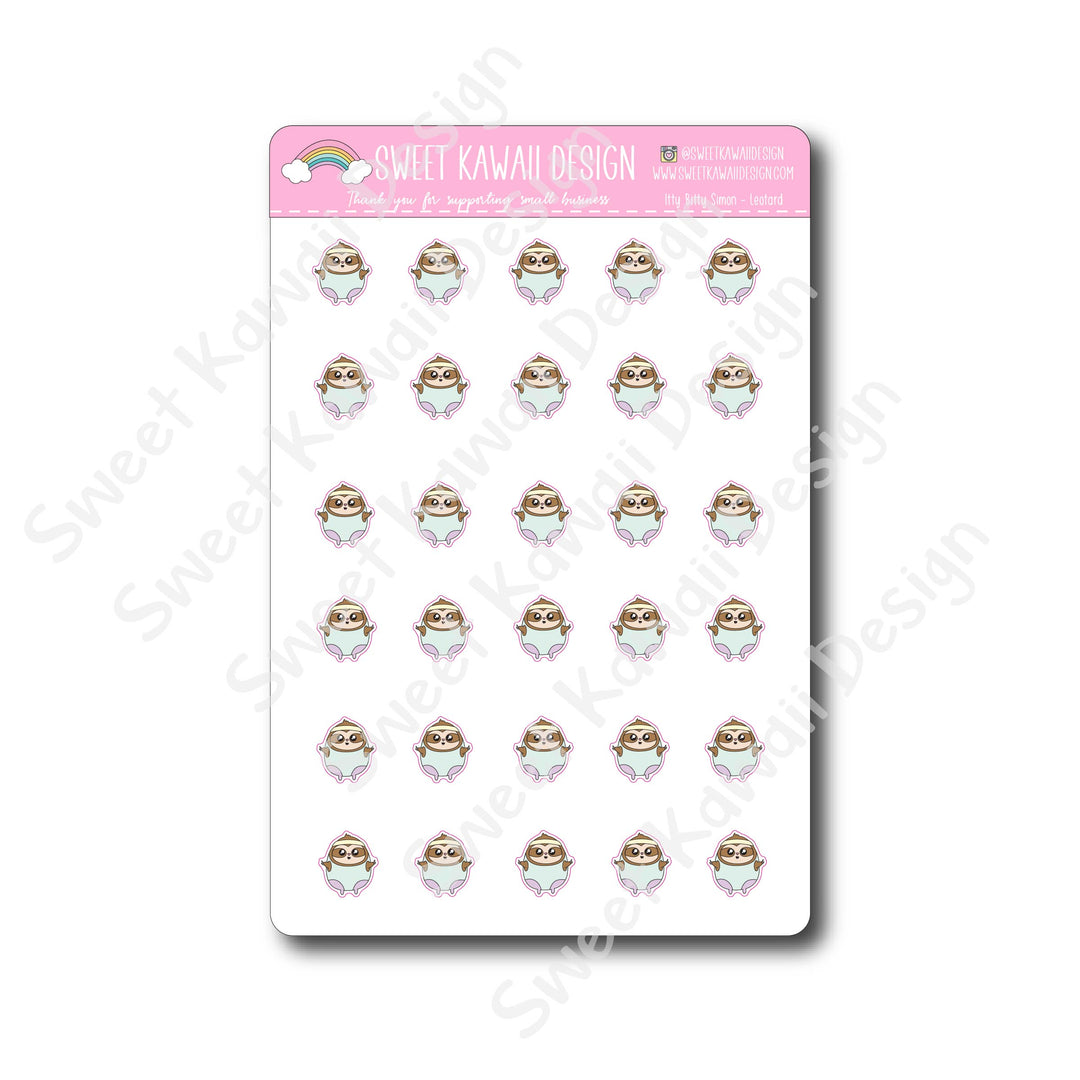Kawaii Simon Stickers - Leotard
