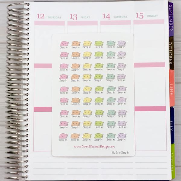 Kawaii Sleep In Stickers