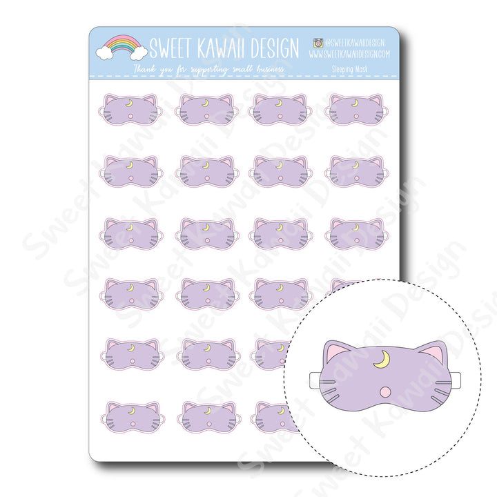 Kawaii Sleeping Mask Stickers