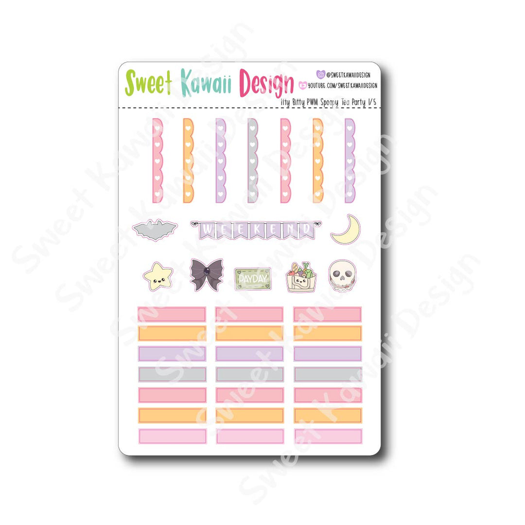 Weekly Kit  - Spoopy Tea Party ITTY BITTY