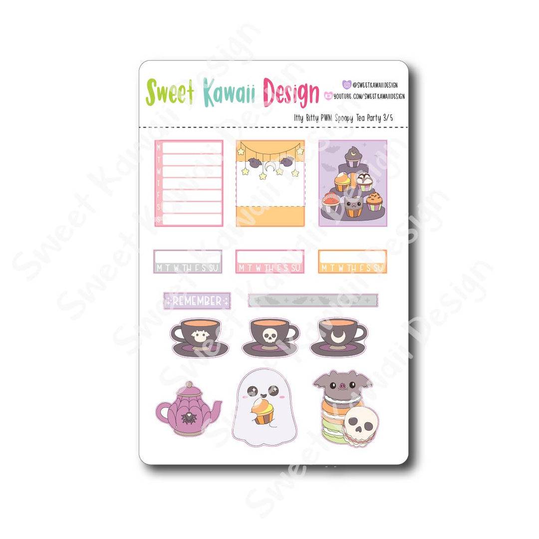 Weekly Kit  - Spoopy Tea Party ITTY BITTY