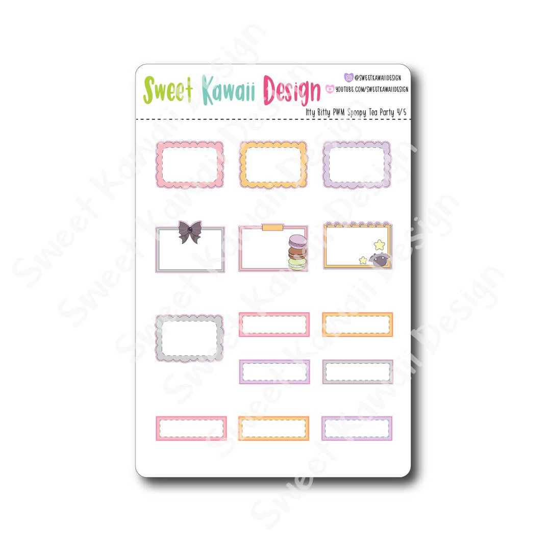 Weekly Kit  - Spoopy Tea Party ITTY BITTY