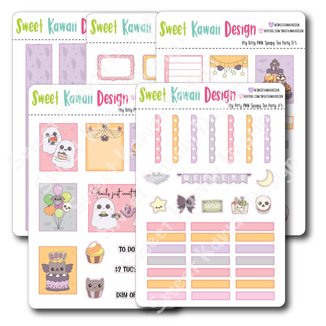 Weekly Kit  - Spoopy Tea Party ITTY BITTY