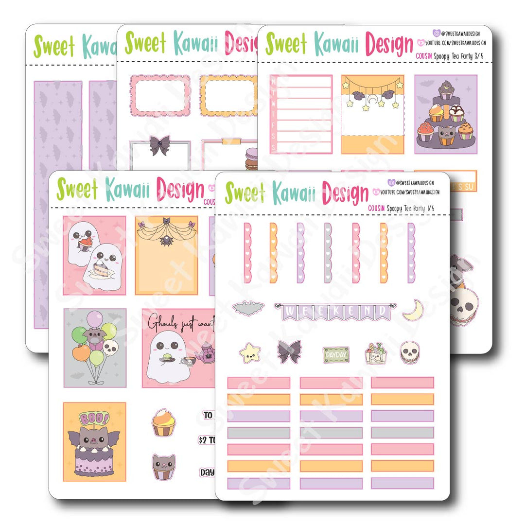 Weekly Kit  - Spoopy Tea Party COUSIN