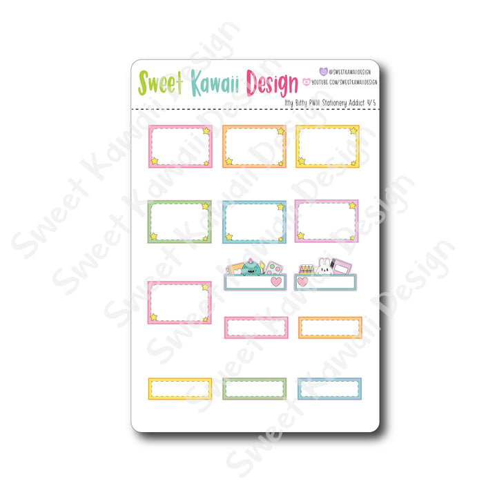 Weekly Kit  - Stationery Addict ITTY BITTY
