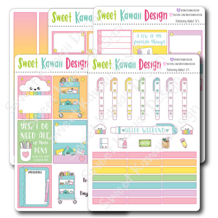 Weekly Kit  - Stationery Addict HORIZONTAL