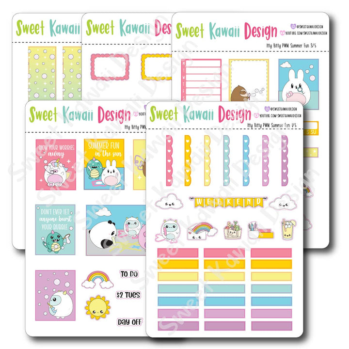 Weekly Kit  - Summer Fun ITTY BITTY