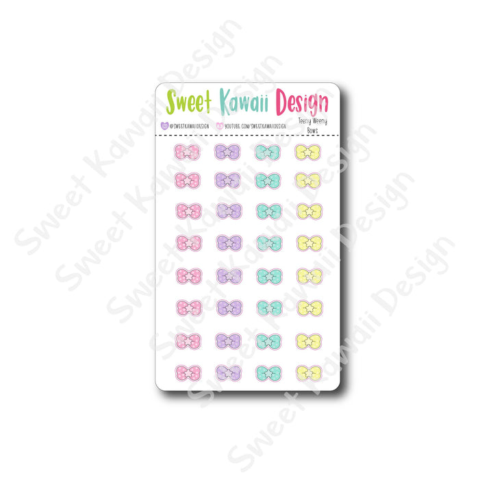 Teeny Weeny Bow Stickers