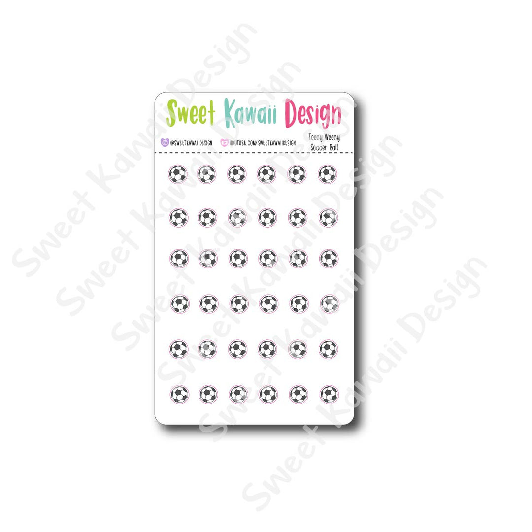 Teeny Weeny Soccer Ball Stickers