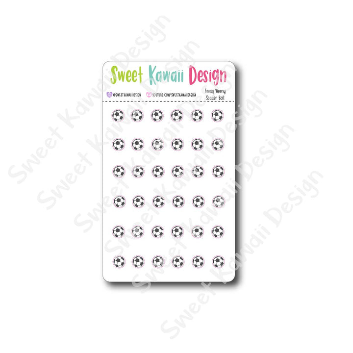 Teeny Weeny Soccer Ball Stickers