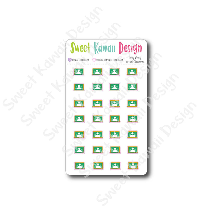Teeny Virtual Classroom Stickers
