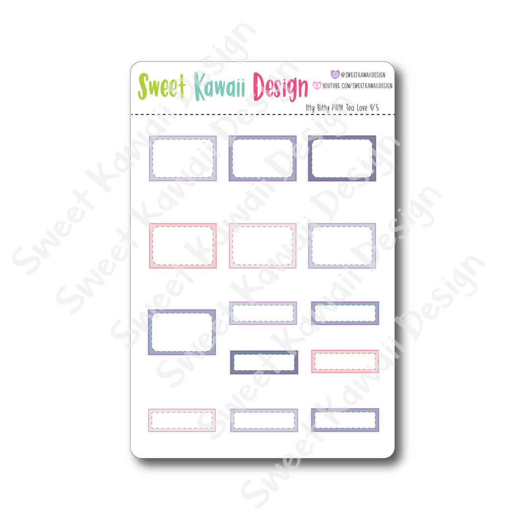 Weekly Kit  - Tea Love ITTY BITTY