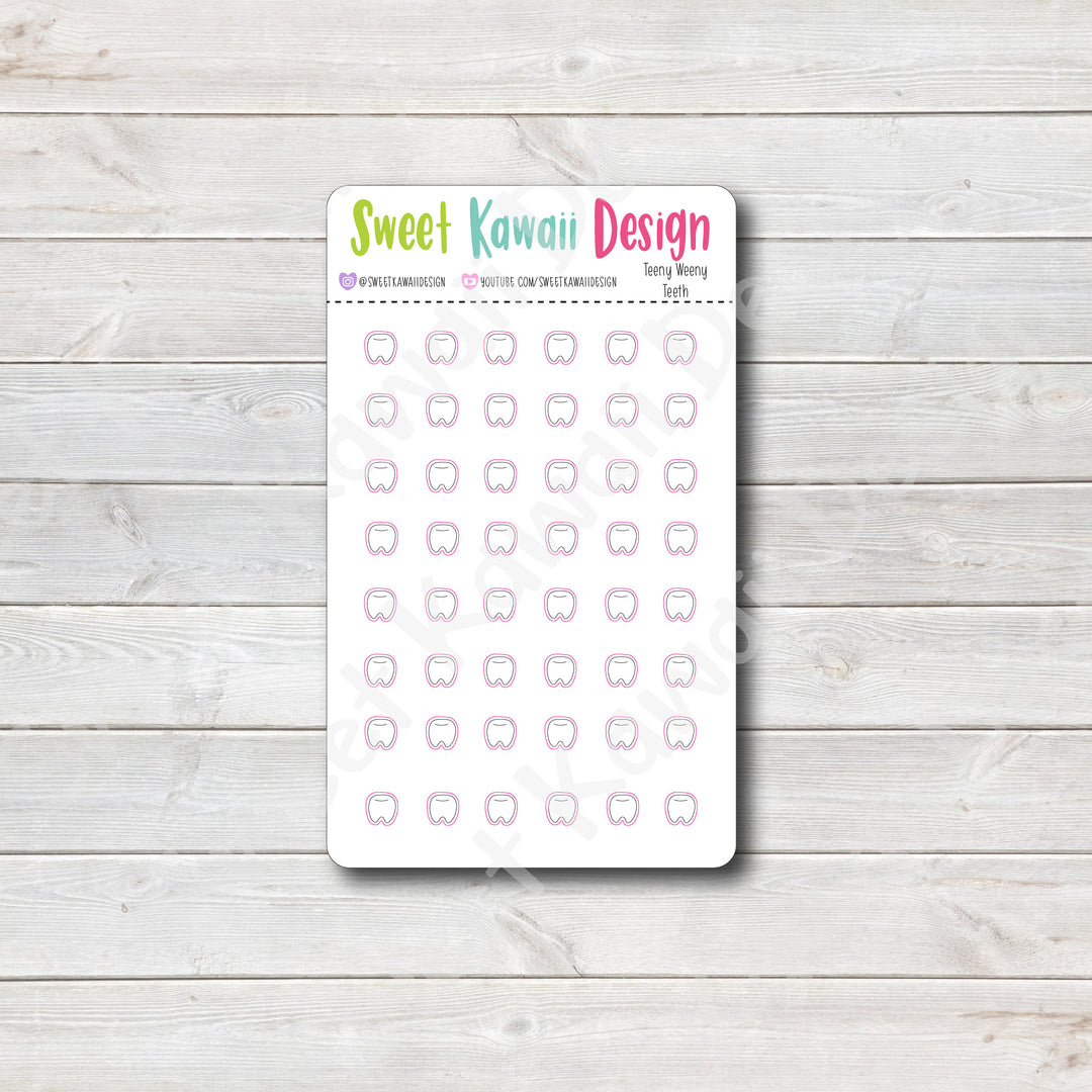 Teeny Weeny Teeth Stickers