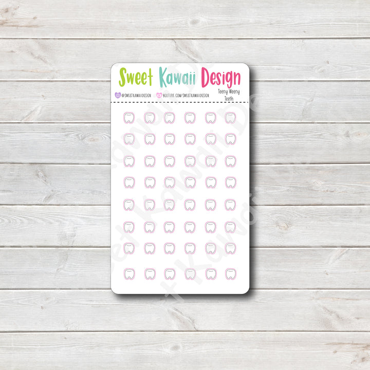 Teeny Weeny Teeth Stickers