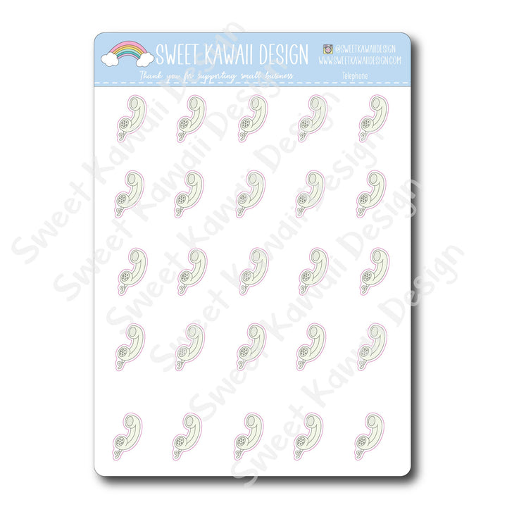 Kawaii Telephone Stickers
