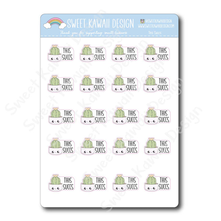 Kawaii This Succs Stickers