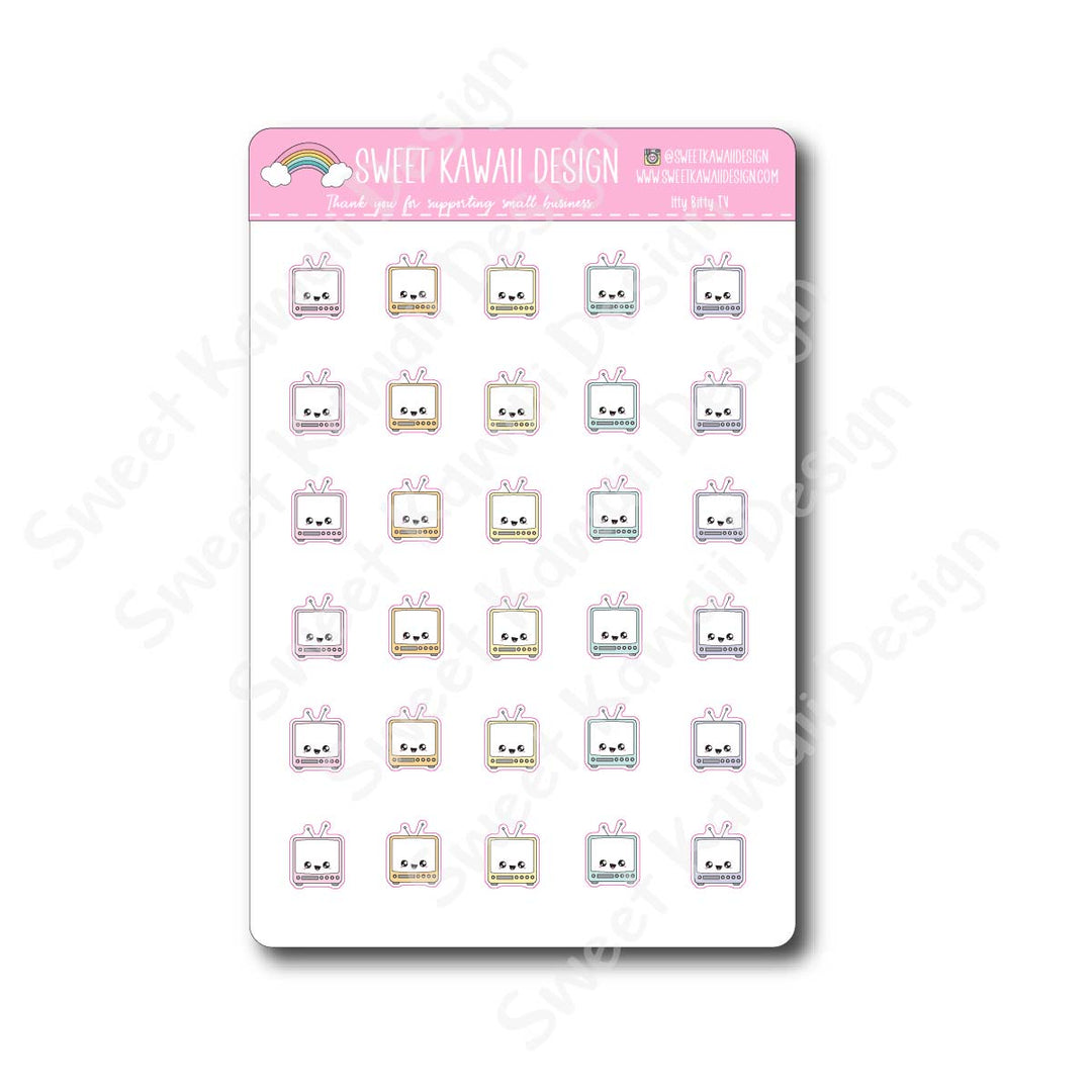 Kawaii TV Stickers