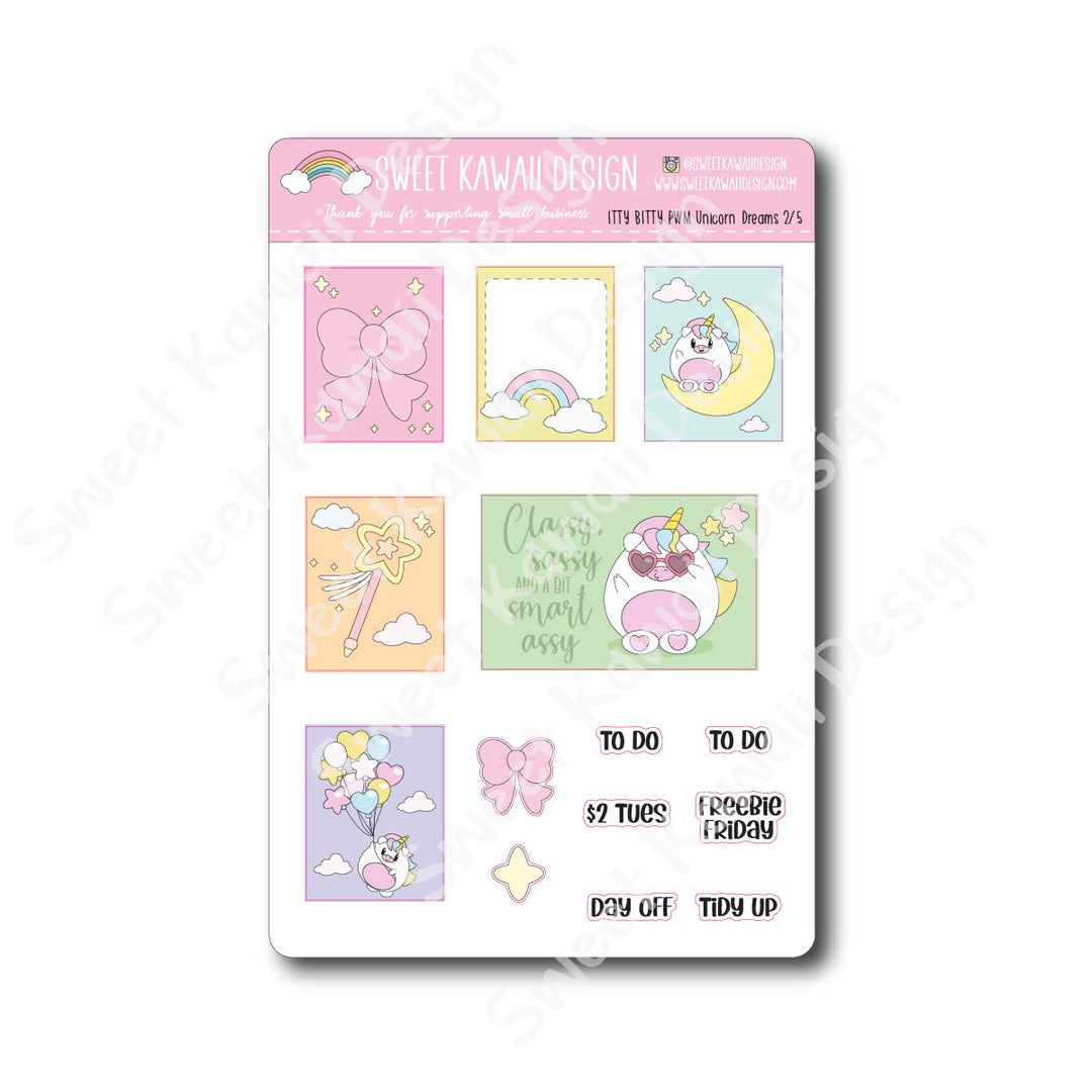 Weekly Kit  - Unicorn Dreams ITTY BITTY