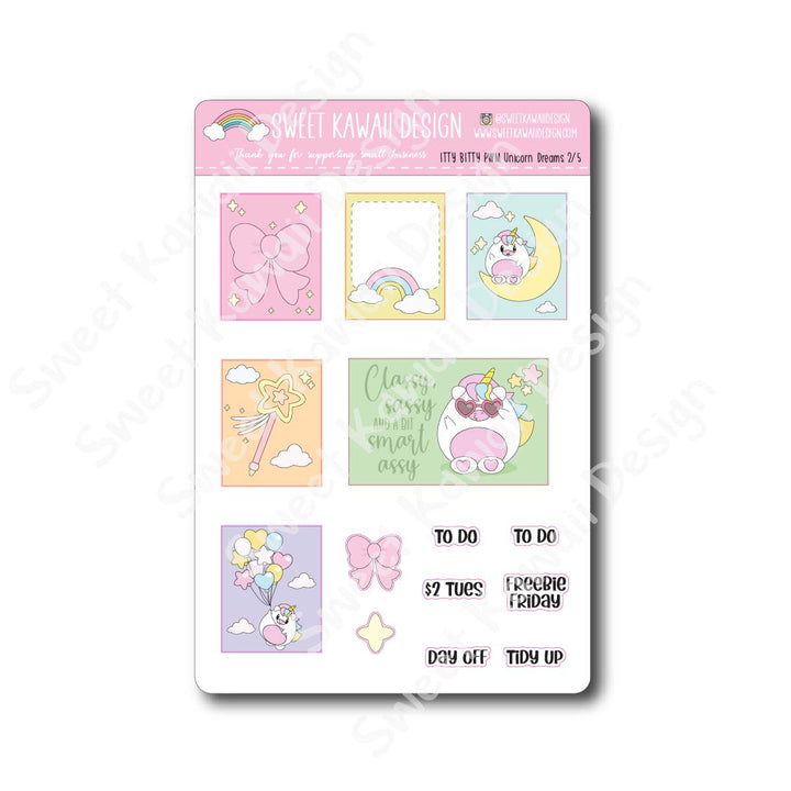 Weekly Kit  - Unicorn Dreams ITTY BITTY