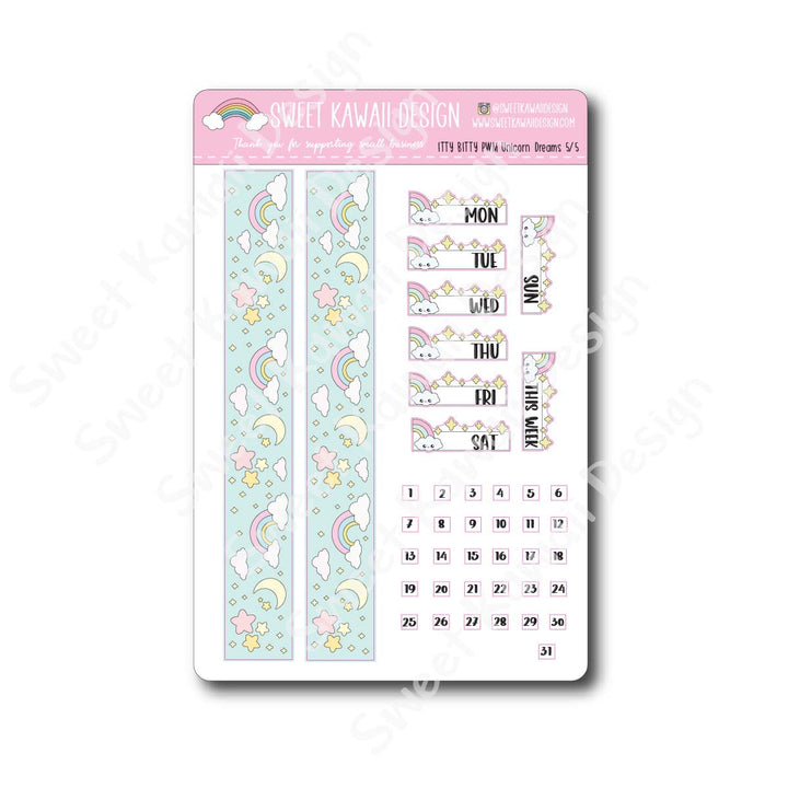 Weekly Kit  - Unicorn Dreams ITTY BITTY