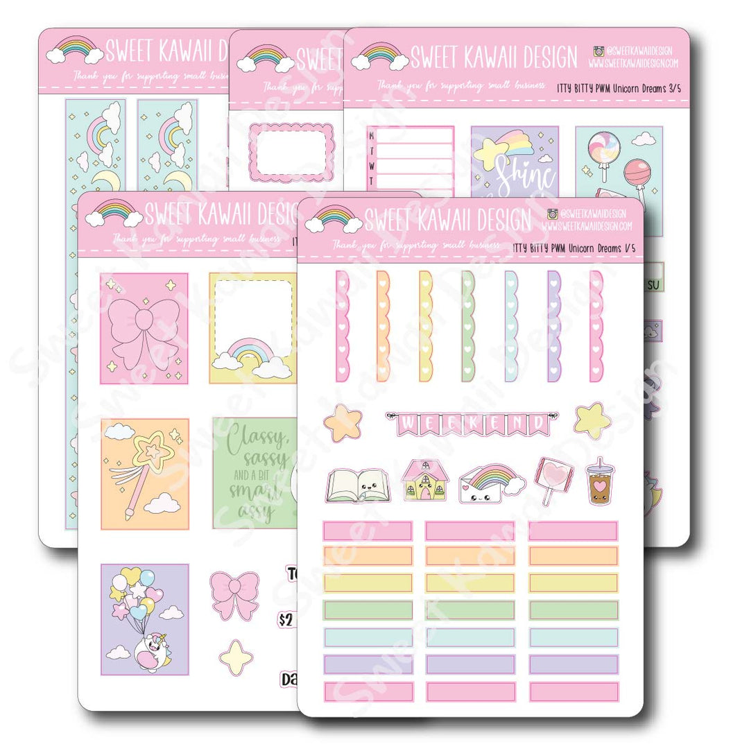 Weekly Kit  - Unicorn Dreams ITTY BITTY