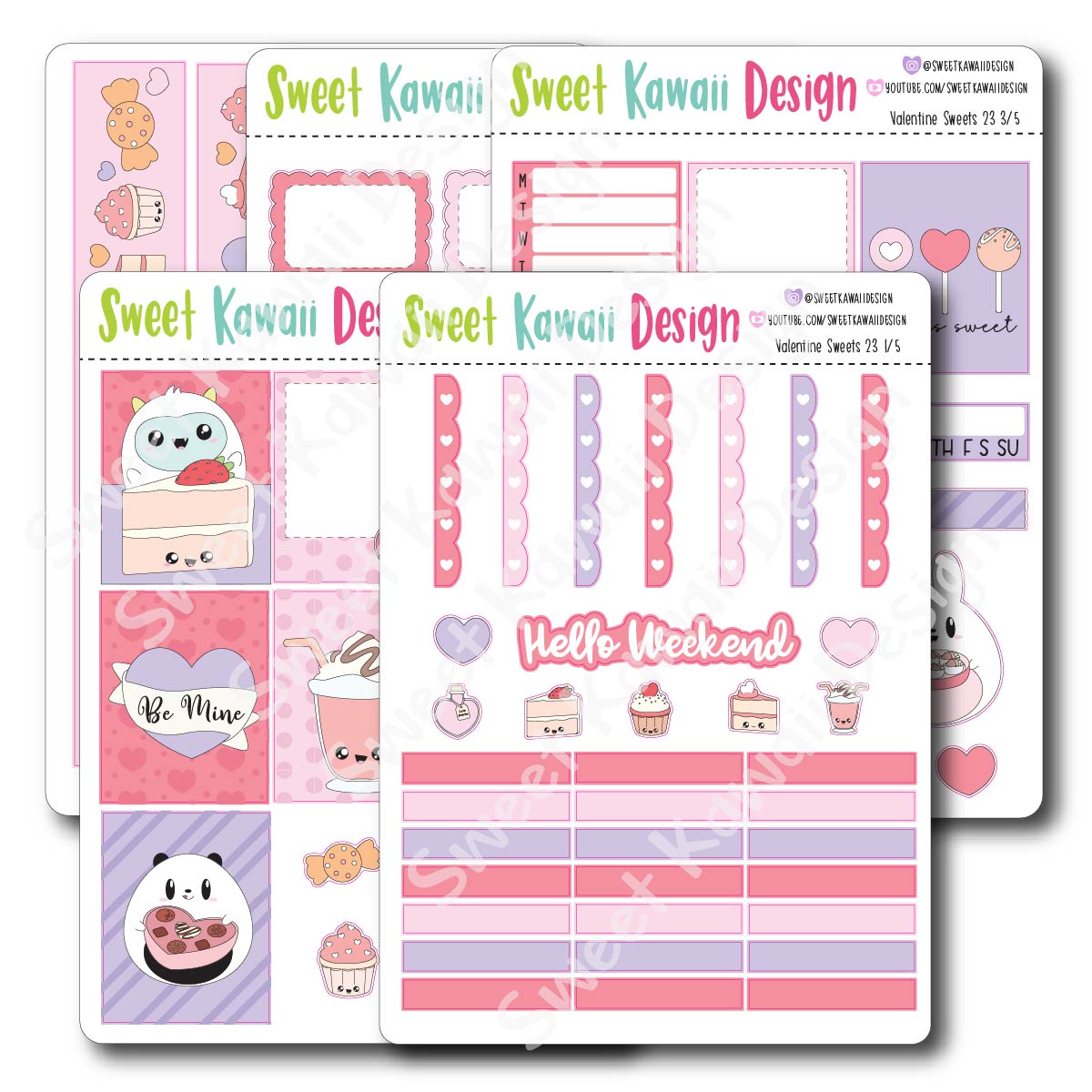 Weekly Kit  - Valentine Sweets COUSIN