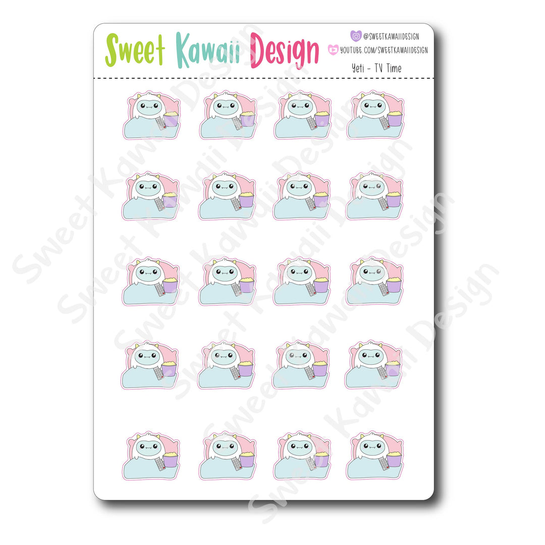 Kawaii Yeti Stickers - TV Time