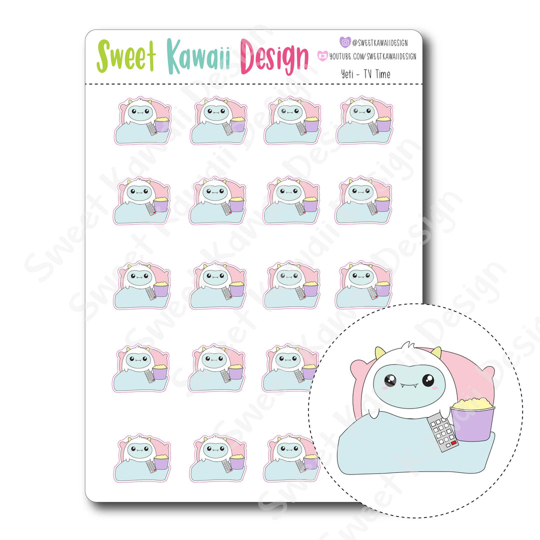 Kawaii Yeti Stickers - TV Time