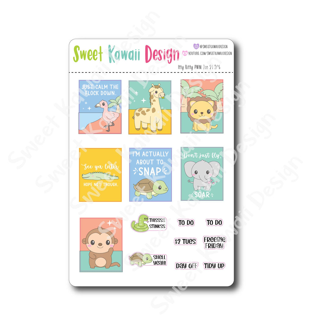 Weekly Kit  - Zoo ITTY BITTY