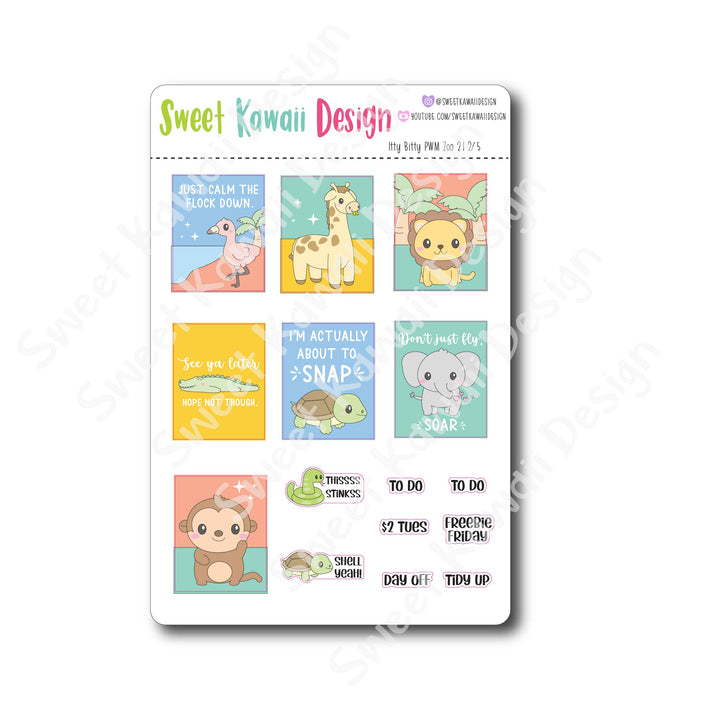 Weekly Kit  - Zoo ITTY BITTY